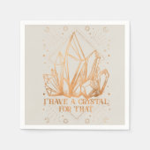 Ik heb een kristal voor die zonnescherm. servet (Voorkant)