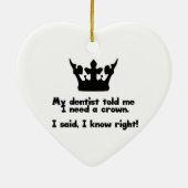 Ik heb een kroon nodig keramisch ornament (Achterkant)