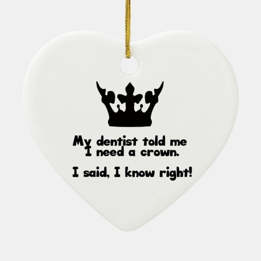 Ik heb een kroon nodig keramisch ornament (Achterkant)