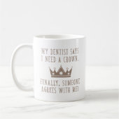 Ik heb een kroon nodig koffiemok (Links)