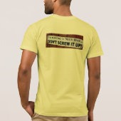 Ik heb een leuke dag... t-shirt (Achterkant)