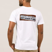 Ik heb een leuke dag... t-shirt (Achterkant)