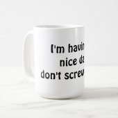 Ik heb een leuke mok. koffiemok (Voorkant links)