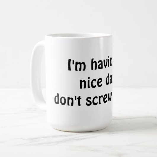 Ik heb een leuke mok. koffiemok (Voorkant links)