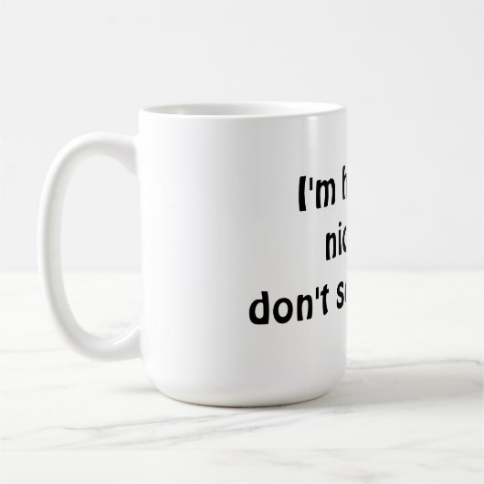 Ik heb een leuke mok. koffiemok (Links)