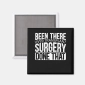 Ik heb een levertransplantatie gedaan magneet (Voorkant / Achterkant)