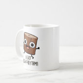 Ik heb een log-a-rhythm Funny Wood Pun Koffiemok (Voorkant links)