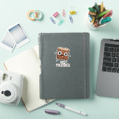 Ik heb een log-a-rhythm Funny Wood Pun Sticker (iPad Cover)