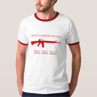 Ik heb een machine pistool, HO HO die Hard Quote T-shirt