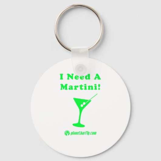 Ik heb een Martini nodig. Sleutelhanger (Voorkant)