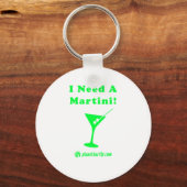 Ik heb een Martini nodig. Sleutelhanger (Voorkant)
