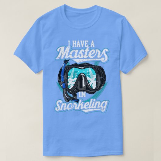 Ik heb een meester in Snorkeling Scuba Dive T-shirt (Design voorkant)