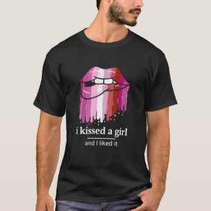Ik heb een meisje gekust en ik vond het leuk met b t-shirt