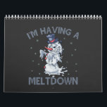 Ik heb een Meltdown Funny Christmas Sneeuwman cade Kalender<br><div class="desc">grappig,  Kerstmis,  Gift,  Verjaardag,  Kerstmis,  cadeau,  Feestelijk,  Snowman,  Snowflake</div>