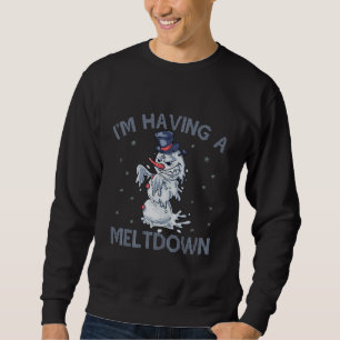 Ik heb een Meltdown Funny Christmas Sneeuwman cade Trui