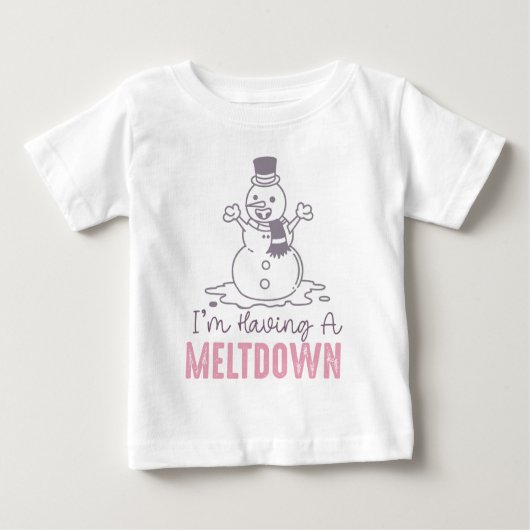 Ik heb een Meltdown - Grappig Snowman Design (Voorkant)