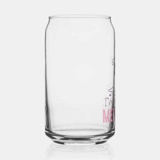 Ik heb een Meltdown - Grappig Snowman Design Blikvorm Glas (Rechts)