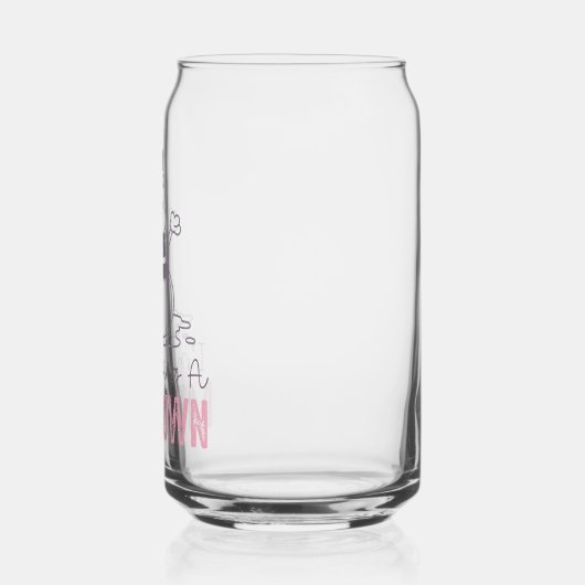 Ik heb een Meltdown - Grappig Snowman Design Blikvorm Glas (Links)