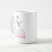 Ik heb een Meltdown - Grappig Snowman Design Koffiemok (Voorkant links)