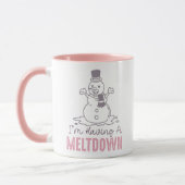 Ik heb een Meltdown - Grappig Snowman Design Mok (Links)