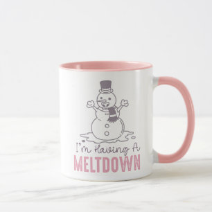Ik heb een Meltdown - Grappig Snowman Design Mok