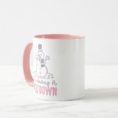 Ik heb een Meltdown - Grappig Snowman Design Mok (Voorkant links)