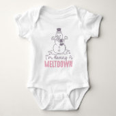 Ik heb een Meltdown - Grappig Snowman Design Romper (Voorkant)