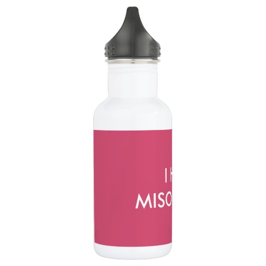 Ik heb een Misophonia fles - Roze (Links)