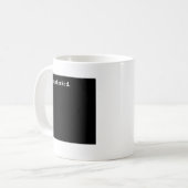 Ik heb een Mok met koffie. (Voorkant links)