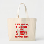 Ik heb een mooie natte. grote tote bag (Voorkant)