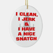 Ik heb een mooie natte. keramisch ornament (Rechts)