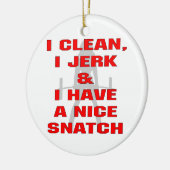 Ik heb een mooie natte. keramisch ornament (Links)