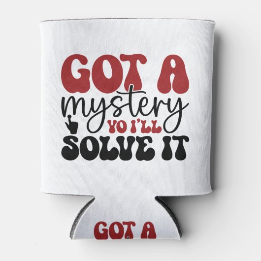 Ik heb een mysterie dat ik zal oplossen. blikjeskoeler (Voorkant)