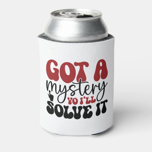 Ik heb een mysterie dat ik zal oplossen. blikjeskoeler (Blikje Achterkant)