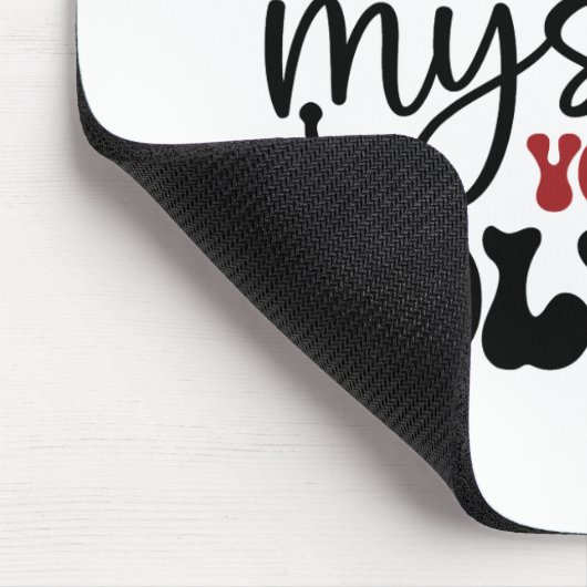 Ik heb een mysterie dat ik zal oplossen. muismat (Hoek)