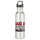 Ik heb een mysterie dat ik zal oplossen. waterfles (Voorkant)