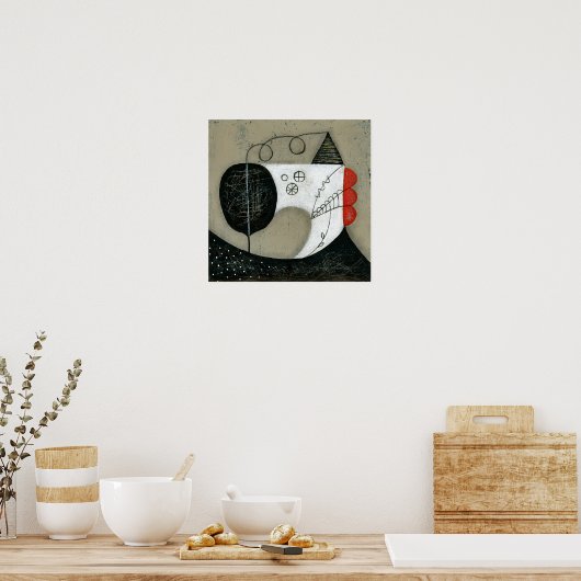 Ik heb een naaimachine Poster muurkunst (Keuken)