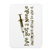 Ik heb een naald magneet (Verticaal)