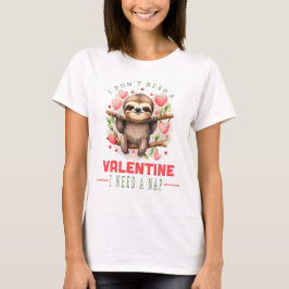 Ik heb een Nap Valentijn T-shirt voor dames nodig