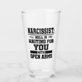 Ik heb een Narcissist overleefd Glas (Voorkant)