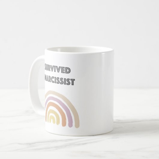 Ik heb een Narcissistische Mok overleefd (Voorkant links)