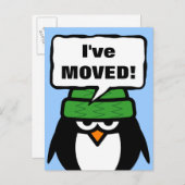 Ik heb een nieuw adres briefkaart verplaatst met l (Voorkant / Achterkant)