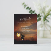 Ik heb een nieuw adresbericht verplaatst om Hallow Aankondigingskaart (Staand voorkant)