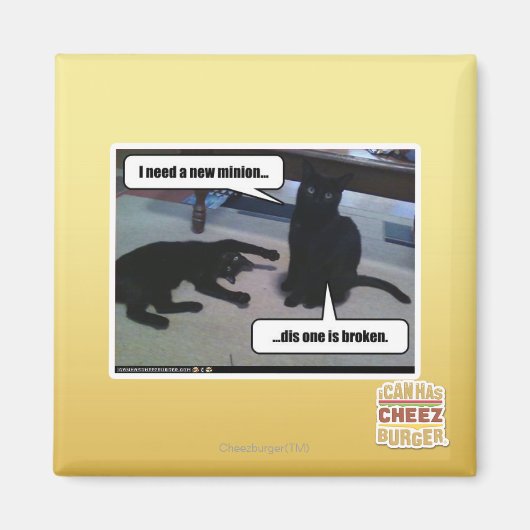 Ik heb een nieuwe minion nodig magneet (Voorkant)