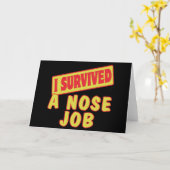 IK HEB EEN NOSE JOB VERKEERD KAART (Gele Bloem)