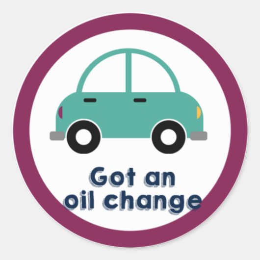 Ik heb een Oil Change Adult Reward Sticker (Voorkant)