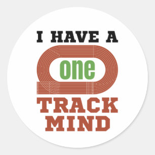 Ik heb een 'One Track Mind Grapny Track' en 'Field Ronde Sticker