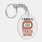 Ik heb een 'One Track Mind Grapny Track' en 'Field Sleutelhanger (Voorkant Links)