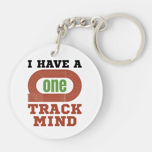 Ik heb een 'One Track Mind Grapny Track' en 'Field Sleutelhanger (Achterkant)