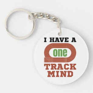 Ik heb een 'One Track Mind Grapny Track' en 'Field Sleutelhanger